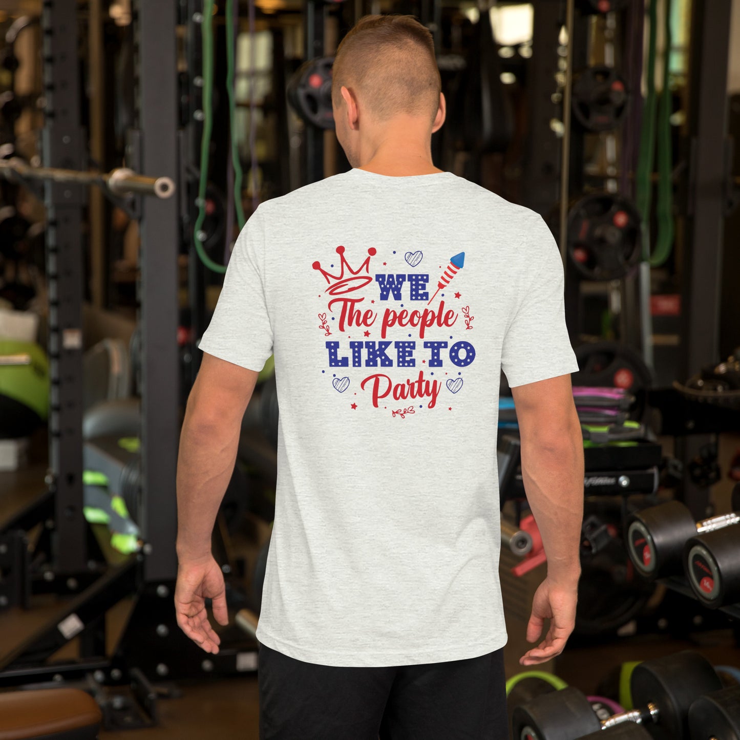 Embroidery Grill and DGT We The people like to party Unisex t-shirt