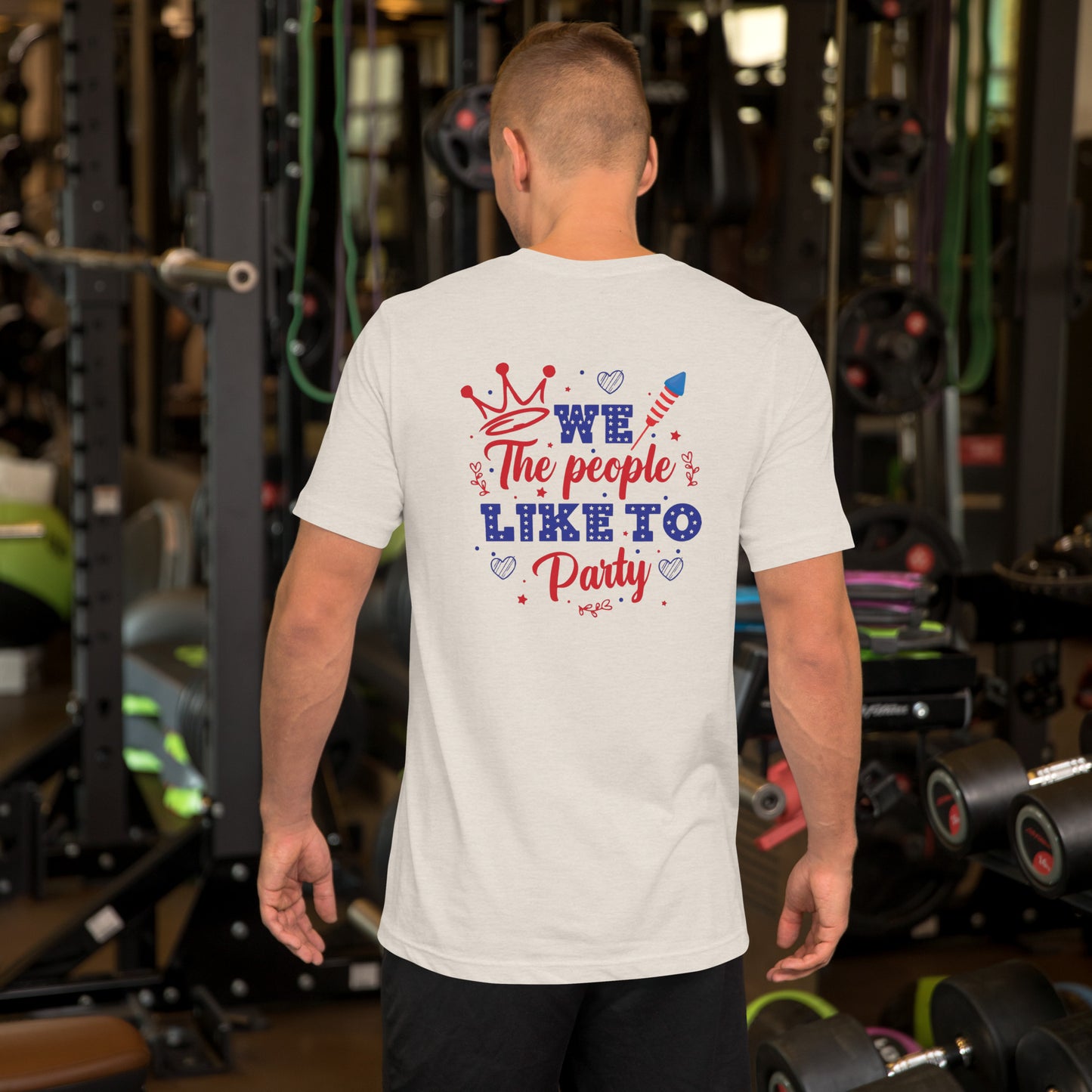 Embroidery Grill and DGT We The people like to party Unisex t-shirt
