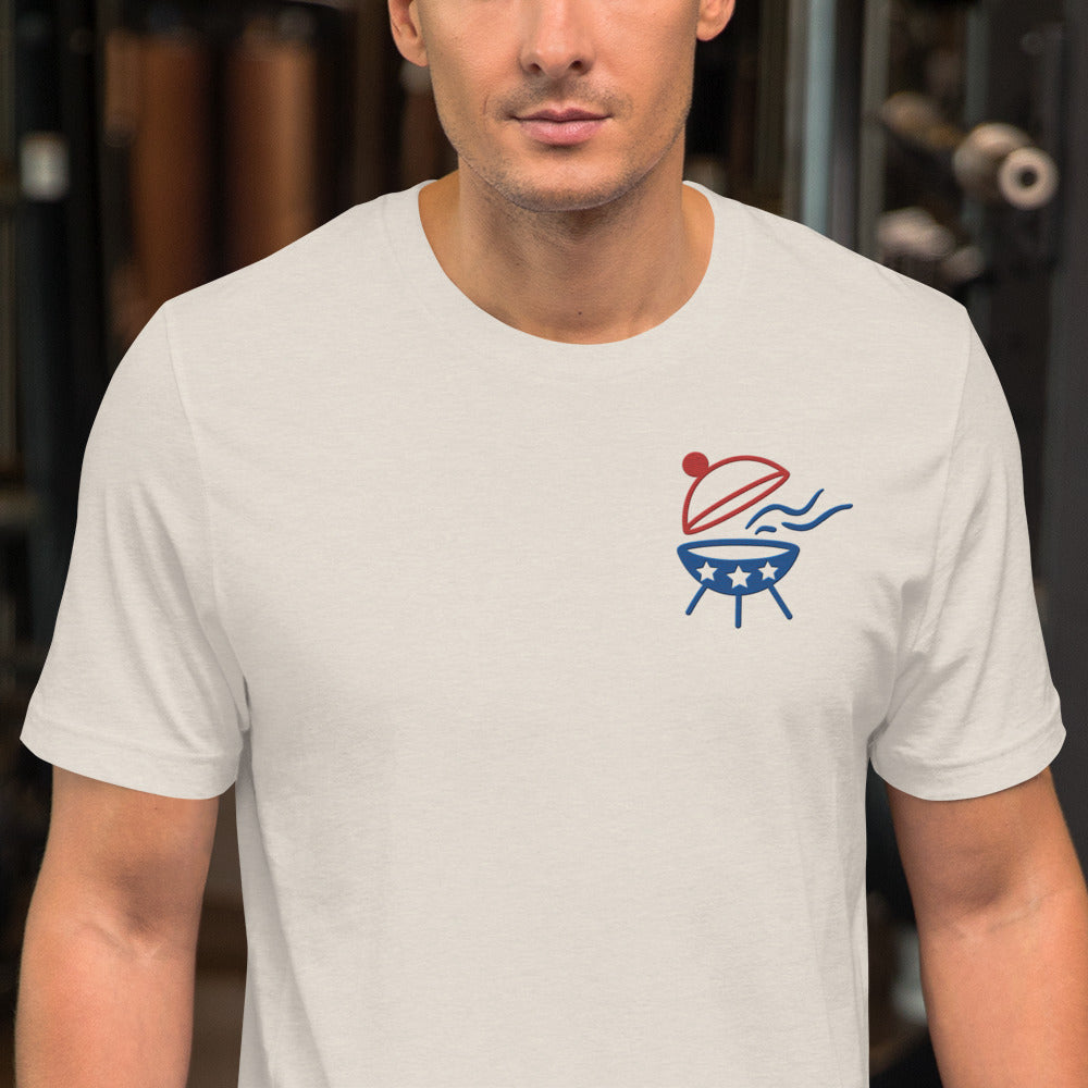 Embroidery Grill and DGT We The people like to party Unisex t-shirt