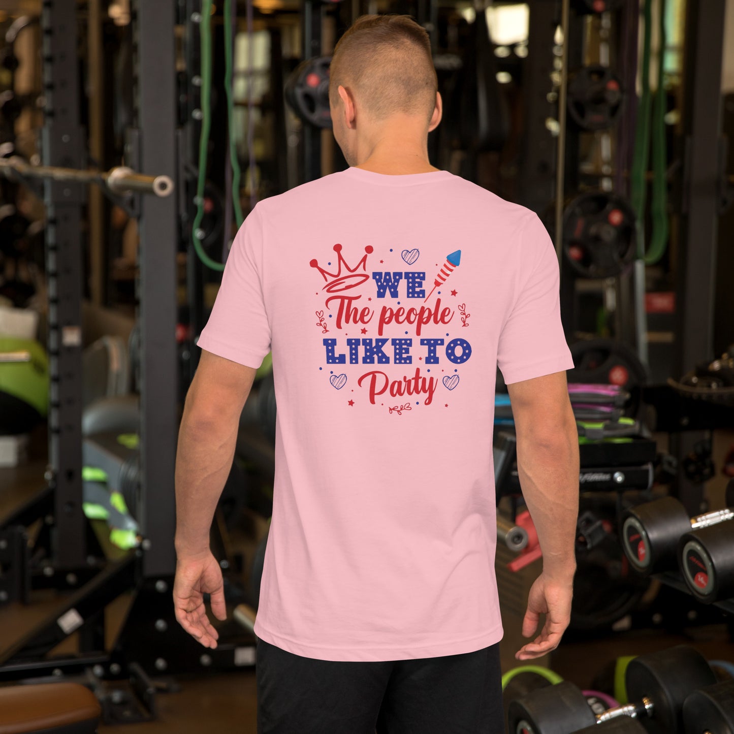 Embroidery Grill and DGT We The people like to party Unisex t-shirt