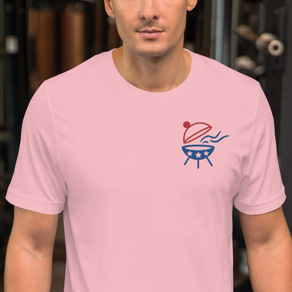 Embroidery Grill and DGT We The people like to party Unisex t-shirt