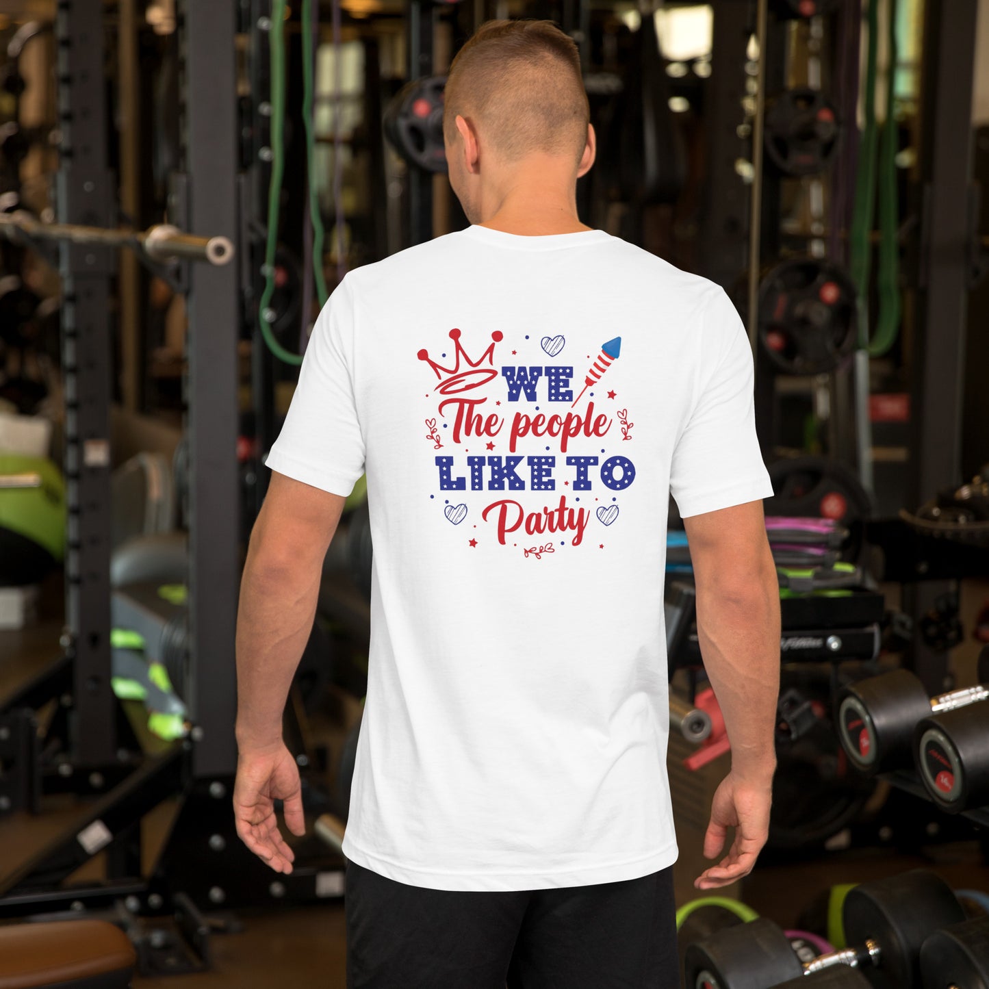 Embroidery Grill and DGT We The people like to party Unisex t-shirt