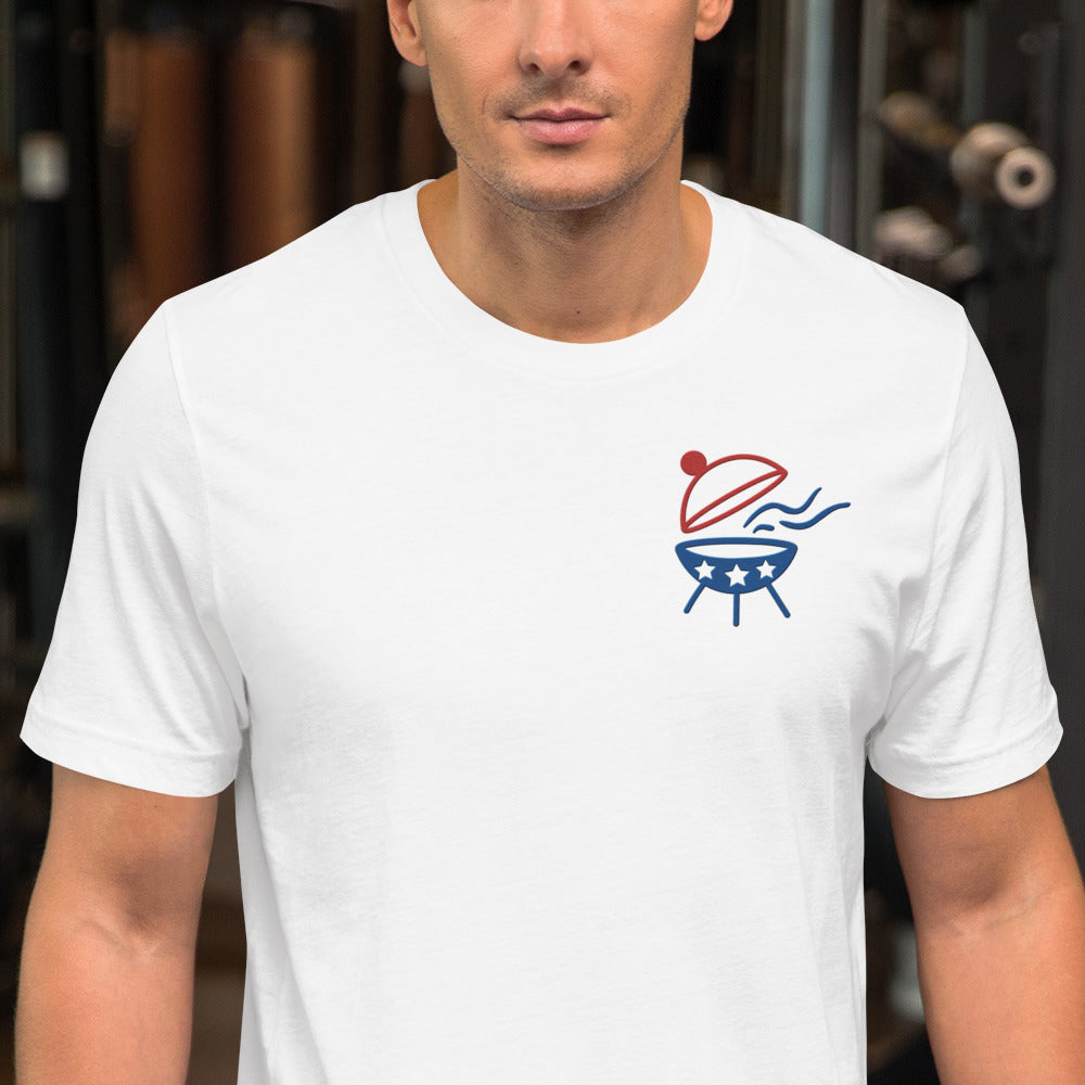 Embroidery Grill and DGT We The people like to party Unisex t-shirt