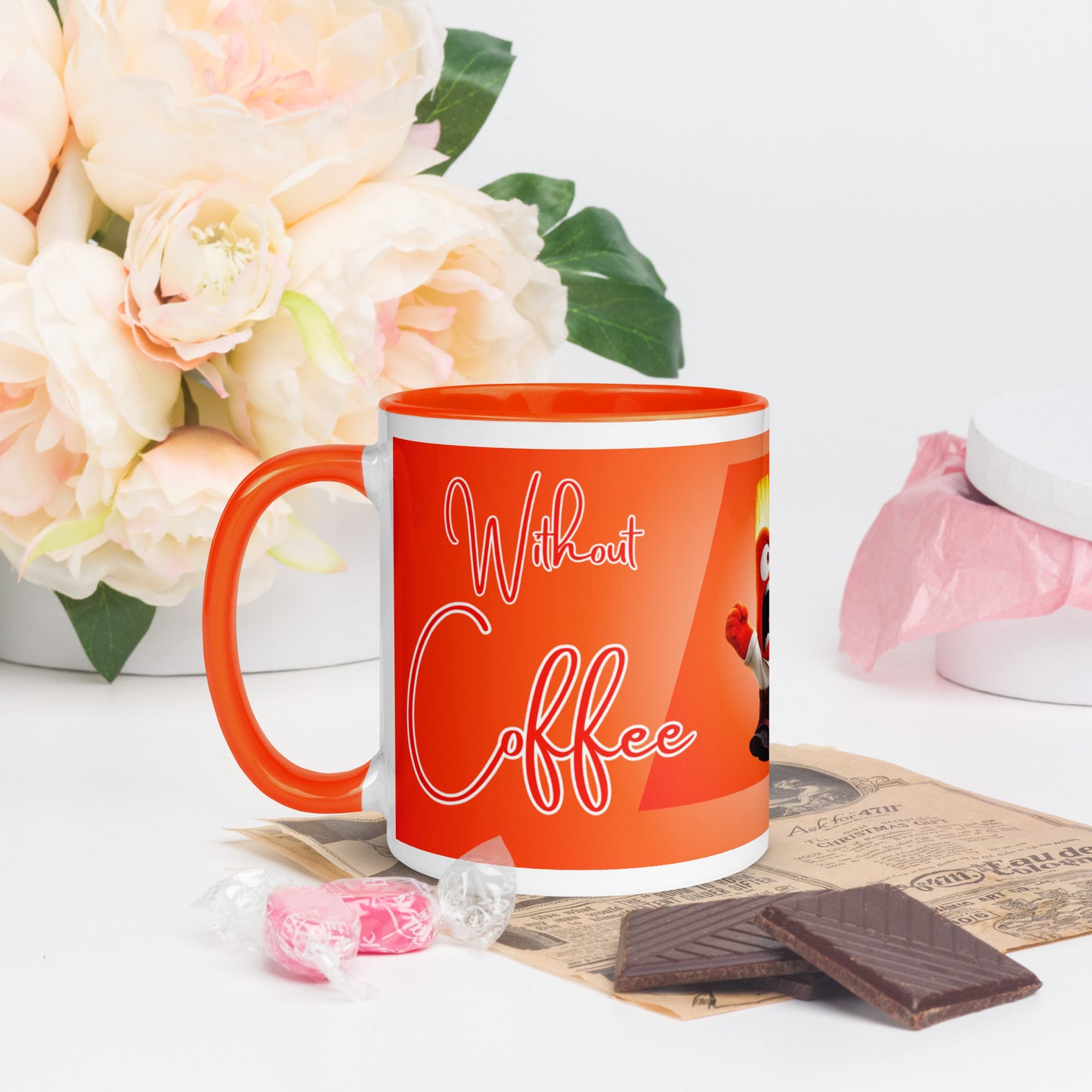 Anger Inside Out! Mug with Color Inside
