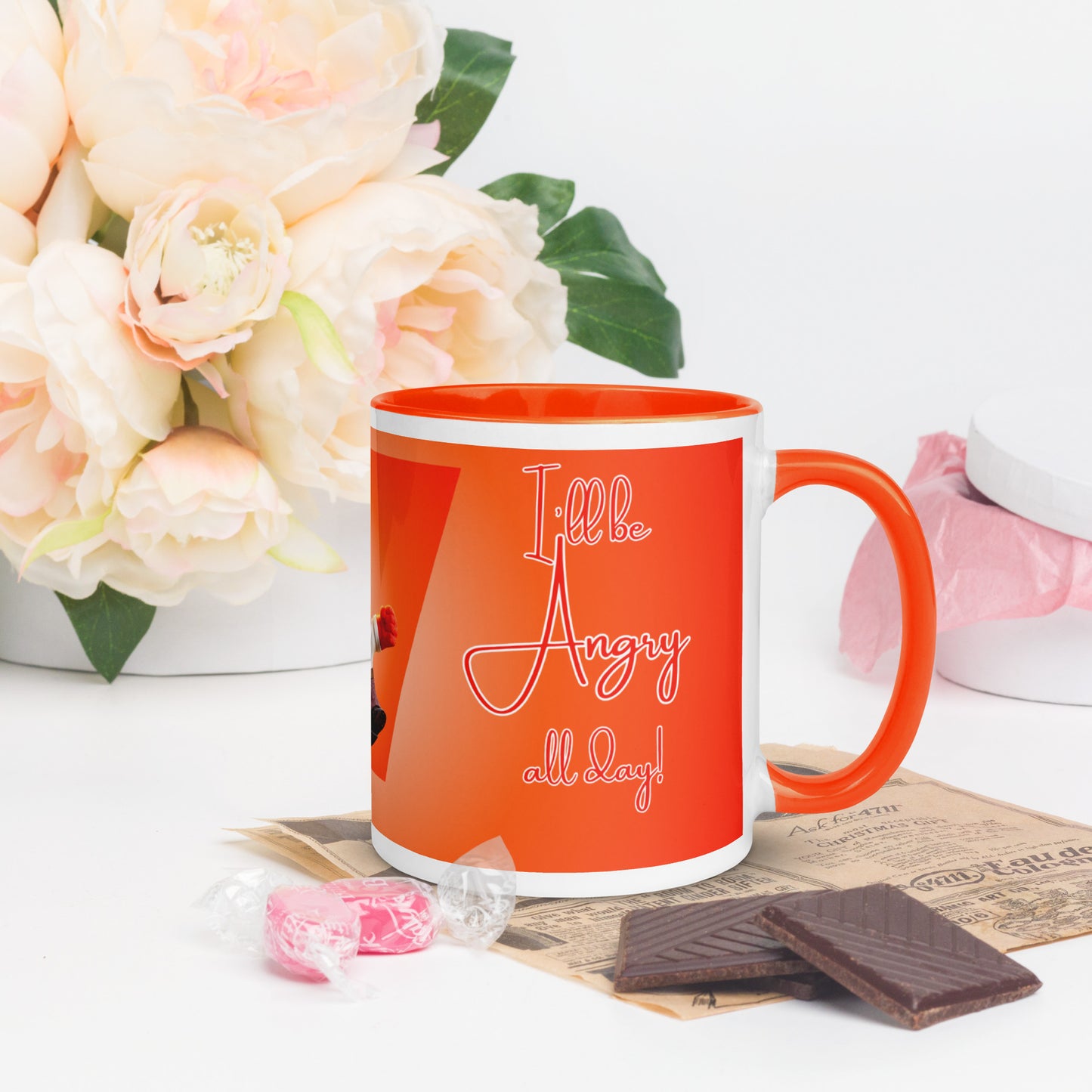 Anger Inside Out! Mug with Color Inside