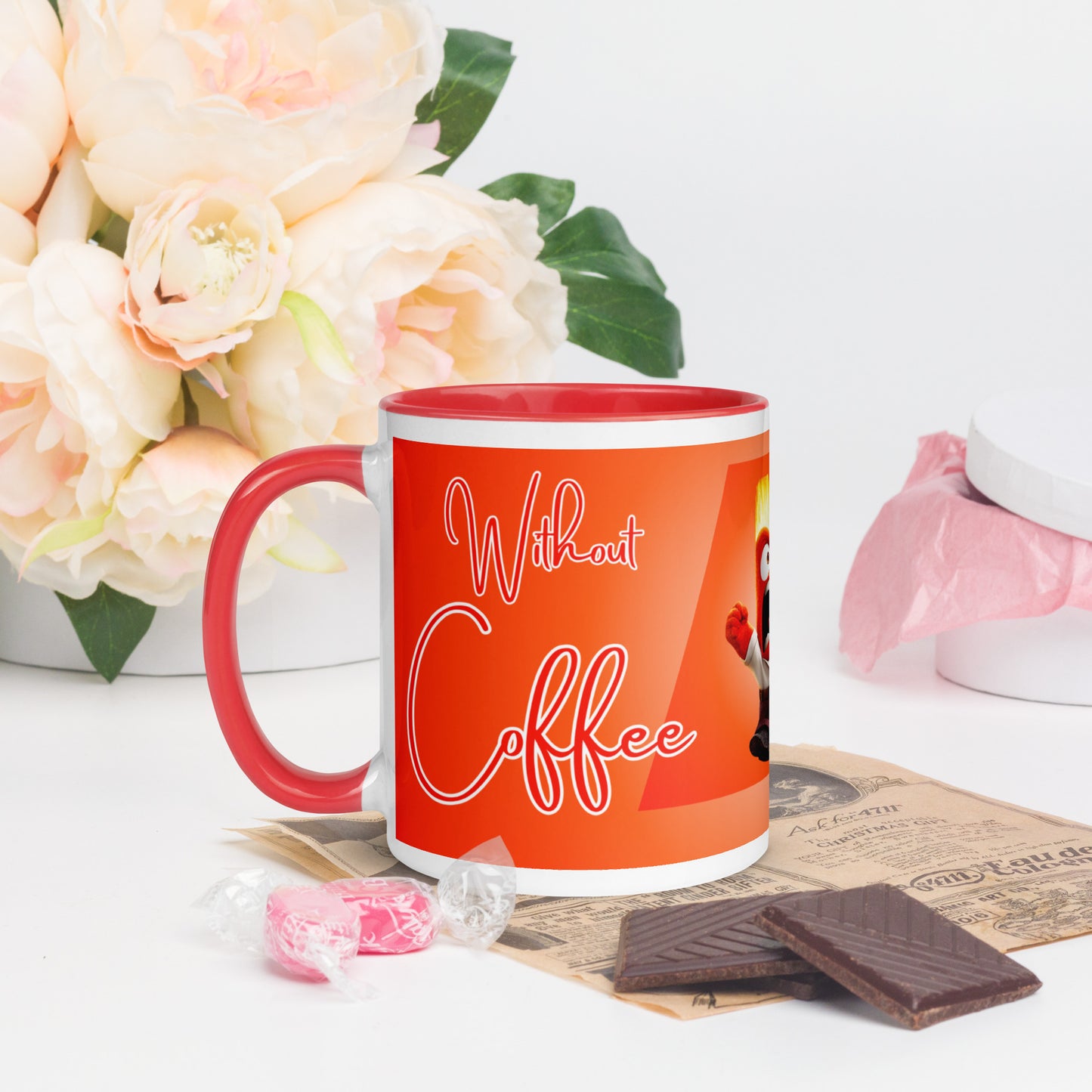 Anger Inside Out! Mug with Color Inside
